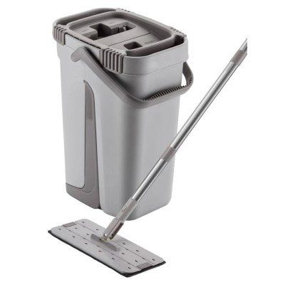 Mop Flat Lava e Seca Menalux com Refil Extra de Microfibra