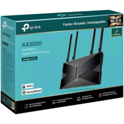 Roteador Gigabit Dual Band Archer AX53 Wi-Fi 6 AX3000 TP-Link