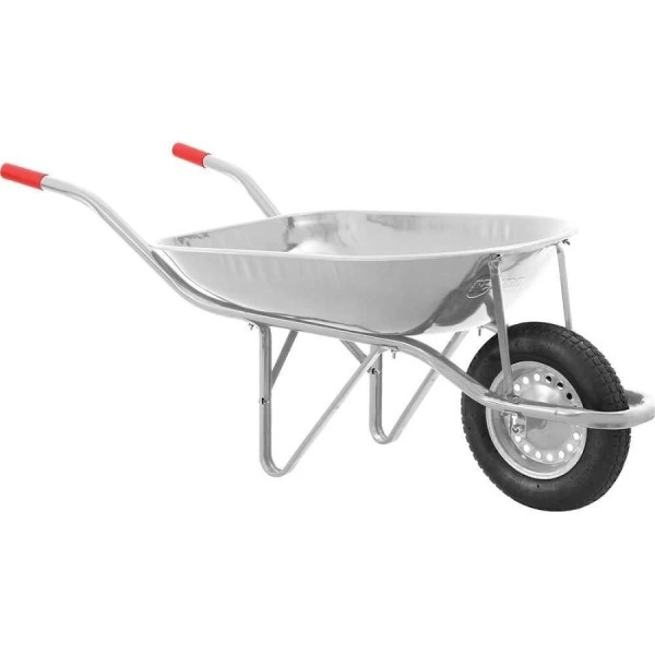 Carriola De Mão 45l Pneu Câmara Galvanizada 954 Vonder